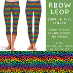 Batch #274 - Fun Run 7 - Closes 1/22 - ETA late March - Rbow Leop Full and Capri Length Leggings