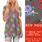 Batch #272 - Storybook Collection - Closes 1/17 - ETA late March - Red Dog V-Neck Tee