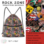 Batch #276 - Fanny Packs & Drawstring Backpacks - Closes 1/24 - ETA late March - Rock Zone Drawstring Backpack