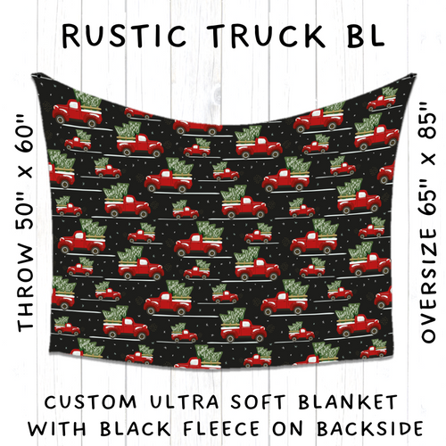 Batch #216 - Cozy Christmas Blankets Presale - Closes 10/14 - ETA Early Dec - Rustic Truck BL