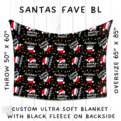 Batch #216 - Cozy Christmas Blankets Presale - Closes 10/14 - ETA Early Dec - Santas Fave BL