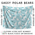 Batch #242 - Winter Wonderland Blankets - Closes 11/22 - ETA early Feb - Sassy Polar Bears Blanket