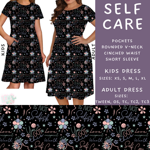 Batch #274 - Fun Run 7 - Closes 1/22 - ETA late March - Self Care Adult & Kids Dresses