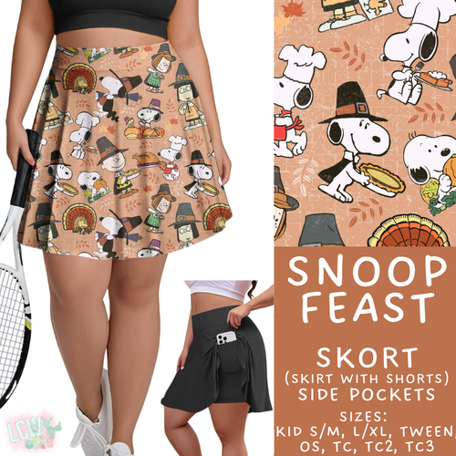 Batch #409 - Character Fall 2 - Closes 9/8 - ETA late October - Snoop Feast Skort