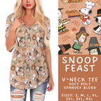 Batch #409 - Character Fall 2 - Closes 9/8 - ETA late October - Snoop Feast V-Neck Tee