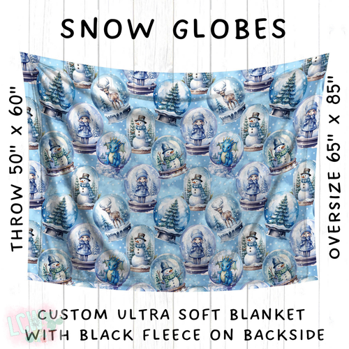 Batch #242 - Winter Wonderland Blankets - Closes 11/22 - ETA early Feb - Snow Globes Blanket