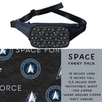 Batch #276 - Fanny Packs & Drawstring Backpacks - Closes 1/24 - ETA late March - Space Fanny Pack