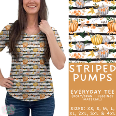 Batch #407 - Fall Fun 2 - Closes 9/4 - ETA mid/late October - Striped Pumps Everyday Tee