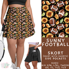 Batch #407 - Fall Fun 2 - Closes 9/4 - ETA mid/late October - Sunny Football Skort