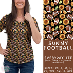 Batch #407 - Fall Fun 2 - Closes 9/4 - ETA mid/late October - Sunny Football Everyday Tee