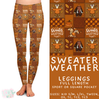 Batch #409 - Character Fall 2 - Closes 9/8 - ETA late October - Sweater Weather Full Length Leggings