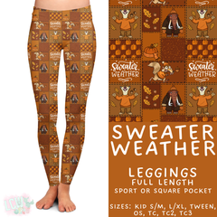 Batch #409 - Character Fall 2 - Closes 9/8 - ETA late October - Sweater Weather Full Length Leggings