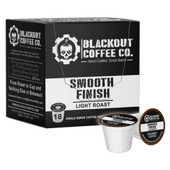 Blackout Coffee | Smooth Finish – Light Roast (Ground or K-Cups)