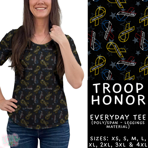 Batch #414 - Military 2 Collection - Closes 9/17 - ETA early Nov - Troop Honor Everyday Tee