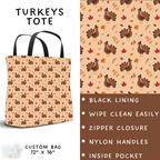 Batch #407 - Fall Fun 2 - Closes 9/4 - ETA mid/late October - Turkeys Tote