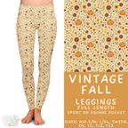 Batch #407 - Fall Fun 2 - Closes 9/4 - ETA mid/late October - Vintage Fall Full Length Leggings