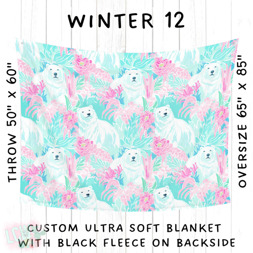 Batch #242 - Winter Wonderland Blankets - Closes 11/22 - ETA early Feb - Winter 12 Blanket