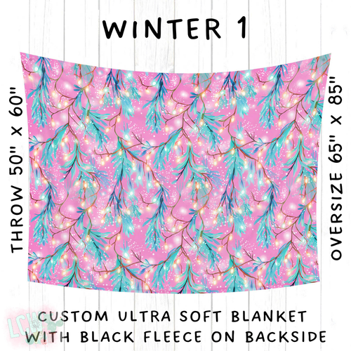 Batch #242 - Winter Wonderland Blankets - Closes 11/22 - ETA early Feb - Winter 1 Blanket