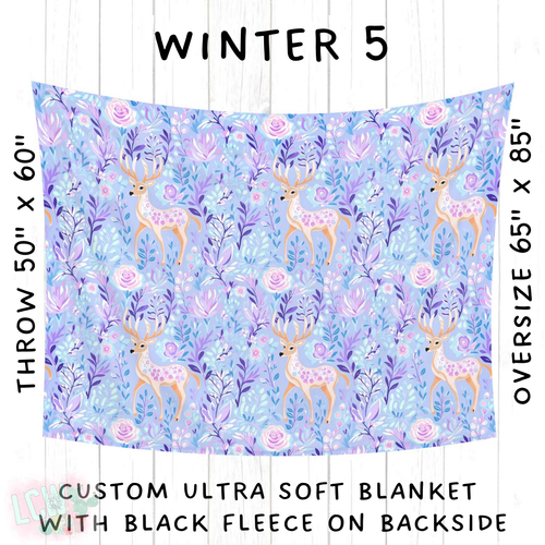 Batch #242 - Winter Wonderland Blankets - Closes 11/22 - ETA early Feb - Winter 5 Blanket