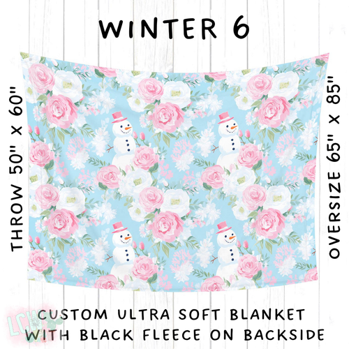 Batch #242 - Winter Wonderland Blankets - Closes 11/22 - ETA early Feb - Winter 6 Blanket