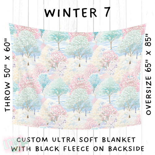 Batch #242 - Winter Wonderland Blankets - Closes 11/22 - ETA early Feb - Winter 7 Blanket