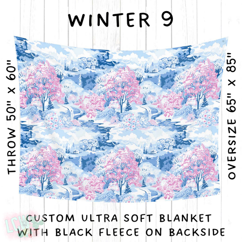 Batch #242 - Winter Wonderland Blankets - Closes 11/22 - ETA early Feb - Winter 9 Blanket