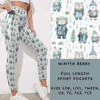 Batch #238 - Winter Wonderland - Closes 12/15 - ETA Early Jan - Winter Bears Leggings