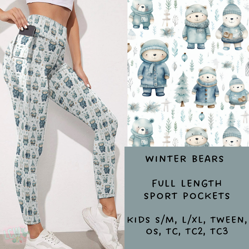 Batch #238 - Winter Wonderland - Closes 12/15 - ETA Early Jan - Winter Bears Leggings