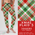 Batch #424 - Jingle All The Way - Closes 10/3 - ETA mid/late Nov - Xmas Plaid 3 Joggers