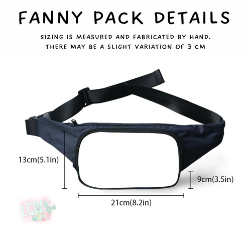 Batch #276 - Fanny Packs & Drawstring Backpacks - Closes 1/24 - ETA late March - Floral Cameras Fanny Pack