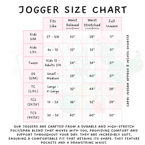 Batch #409 - Character Fall 2 - Closes 9/8 - ETA late October - Blue Fall Brown Joggers