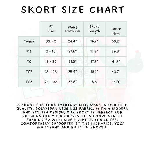 Batch #409 - Character Fall 2 - Closes 9/8 - ETA late October - Happy TGiving Skort