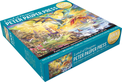 Land of Dragons 1000-Piece Jigsaw Puzzle (gold foil highlights)