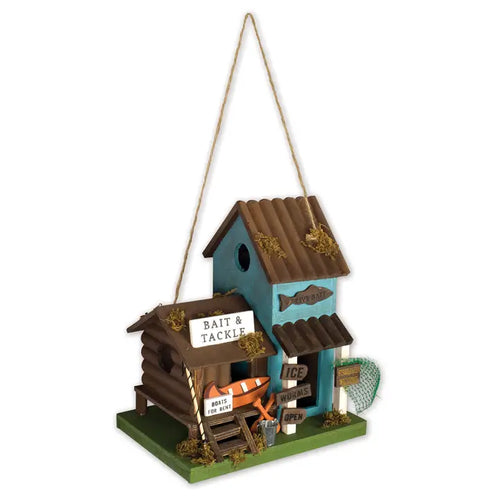 Bait & Tackle Decorative Birdhouse