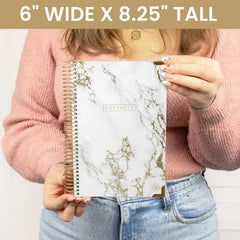 Hard Cover Contact Book – 6" x 8.25"