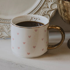 Hearts Coffee Mug – Valentine’s Day Gift | 14oz