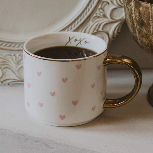 Hearts Coffee Mug – Valentine’s Day Gift | 14oz