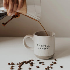 Be Still and Know – 14oz Stoneware Coffee Mug