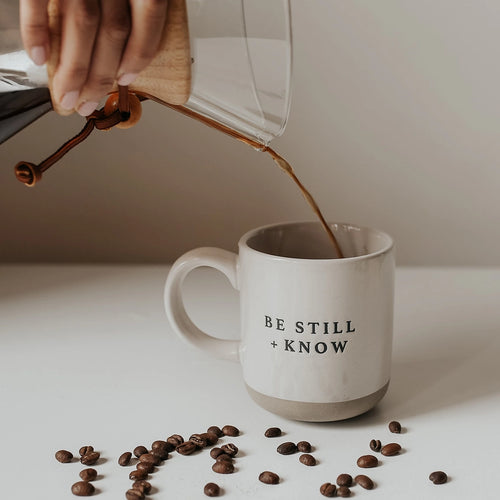 Be Still and Know – 14oz Stoneware Coffee Mug