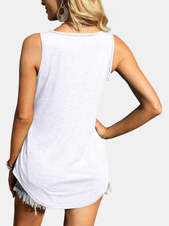 Heathered Square Neck Tank - Versatile Comfort for Every Occasion