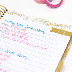 Contact Books - 5" x 8" size