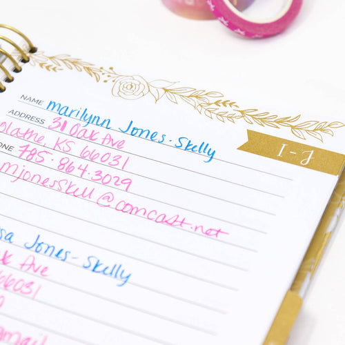 Contact Books - 5" x 8" size