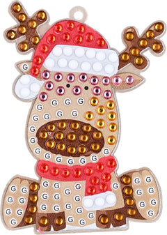 Big Gem Painting Christmas Ornaments Kit — 12 DIY Holiday Ornaments