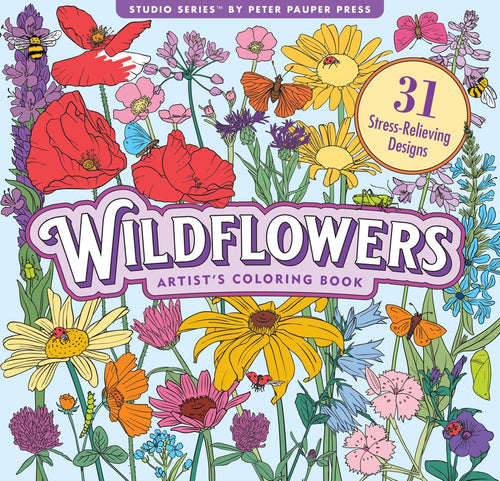 Wildflowers Artist’s Coloring Book