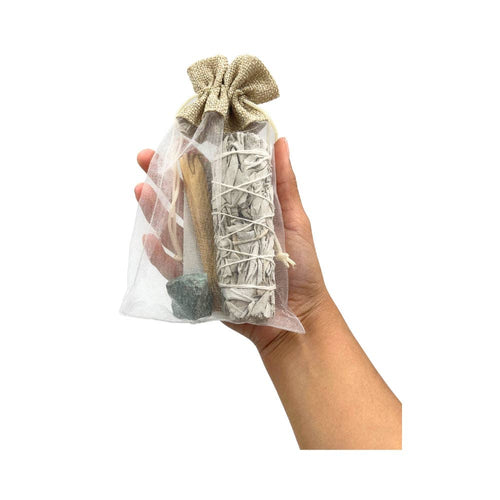 Green Aventurine Cleansing Sage Bundle