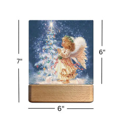 Christmas Wish LED nightlight dimensions view