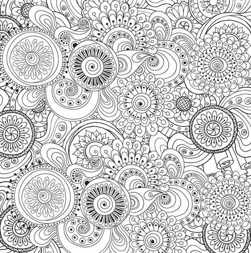 Peaceful Paisleys: Artist’s Sanctuary Coloring Book