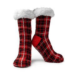 Two Left Feet® Mistletoes Slipper Socks – Holiday Cozy Collection