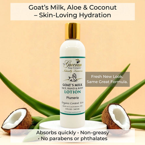 Organic Goat’s Milk & Aloe Body Lotion - Handmade in the USA