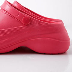 Women's Soft Sole High-Heeled Clog Slippers
